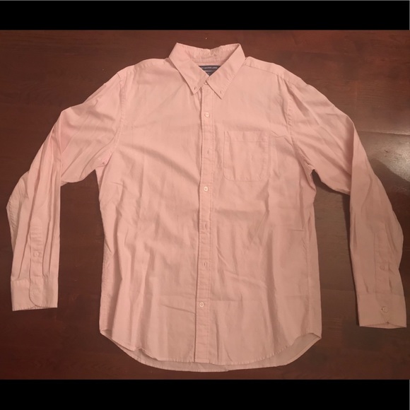 Pink Old Navy Long-Sleeve Button-Up Shirt - Picture 1 of 3